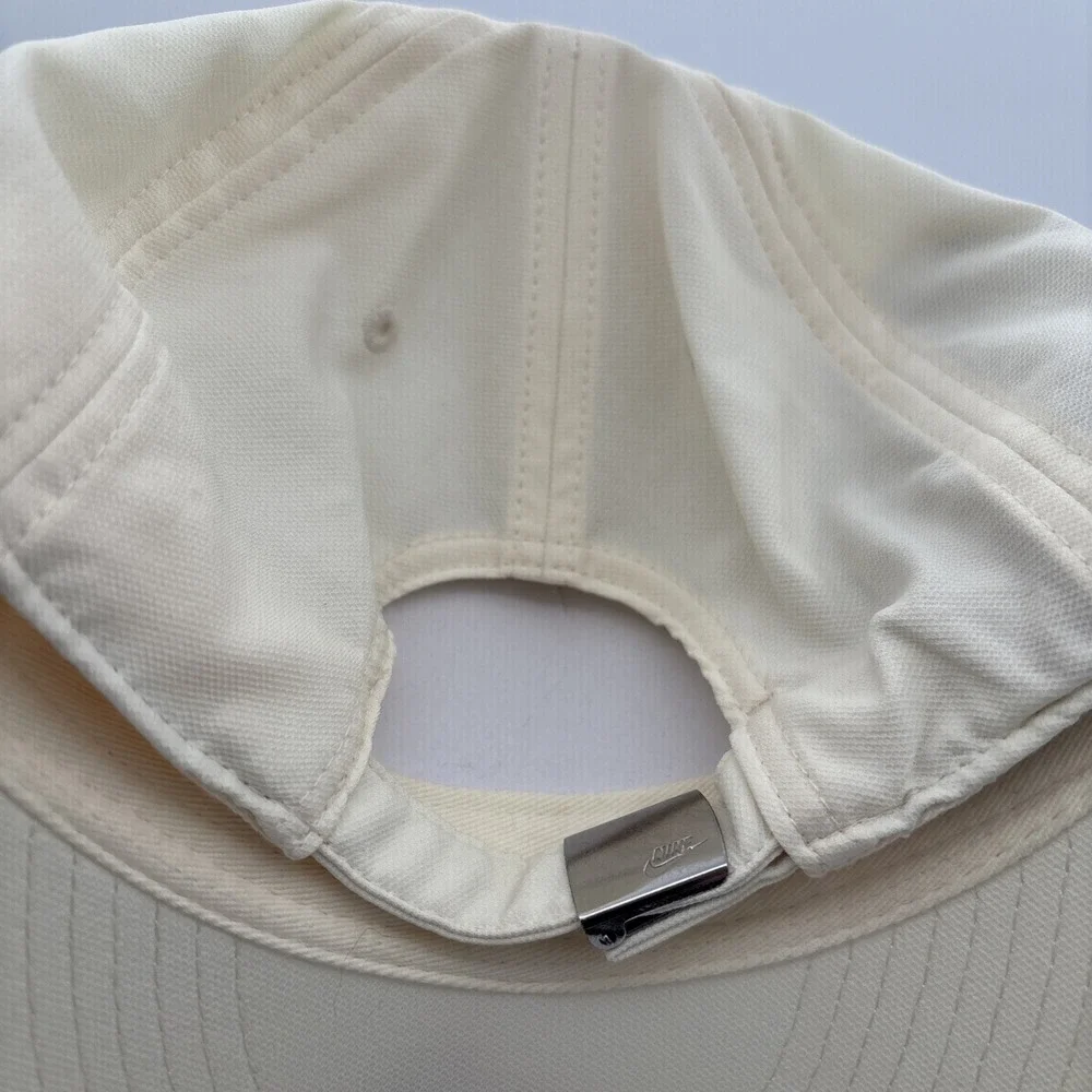 Nike Dri-FIT Club Baseball Cap Ivory Solid Casual Unisex Adults M/L